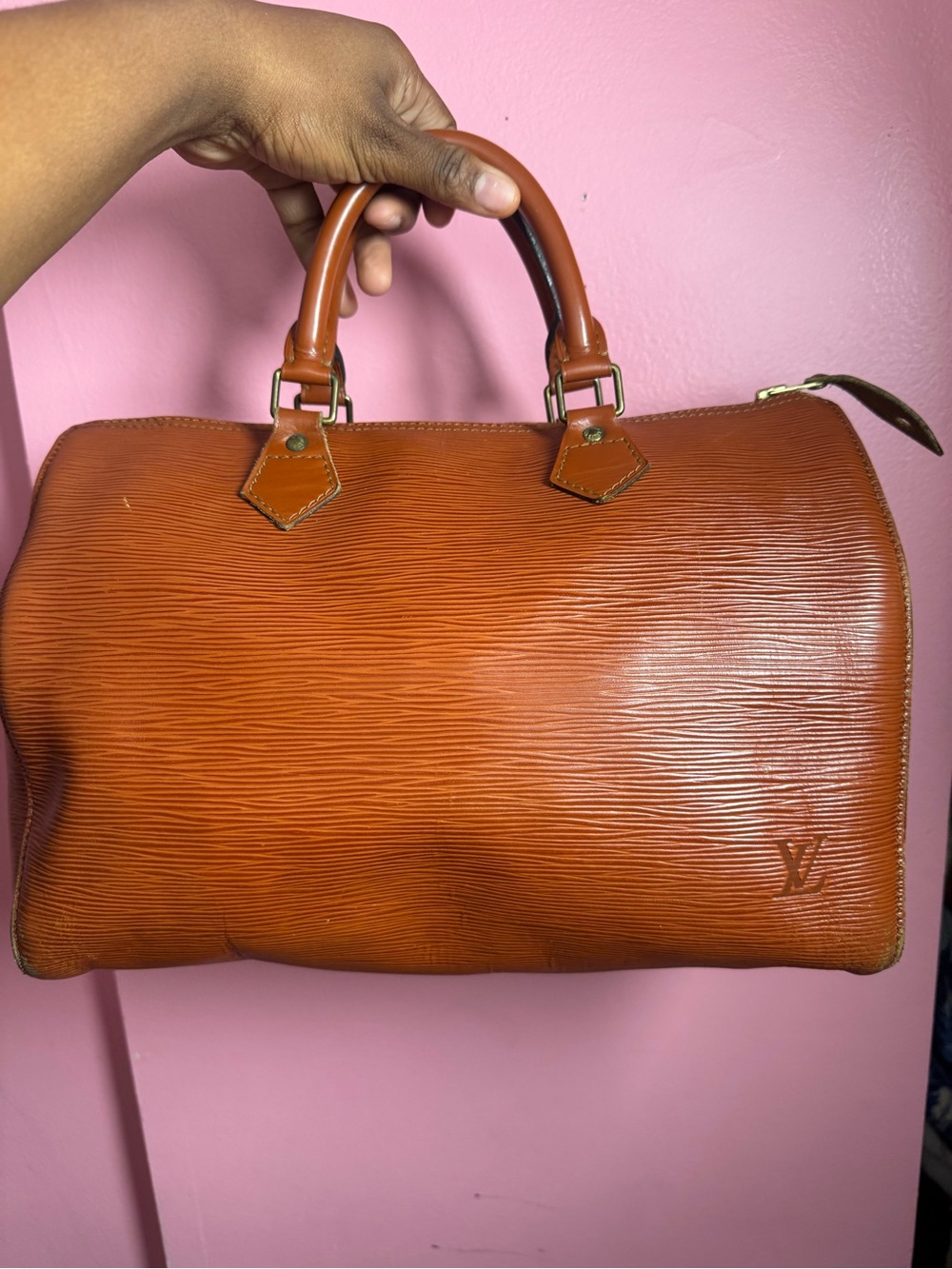 Louis Vuitton Kenyan Brown Epi Leather Speedy 30